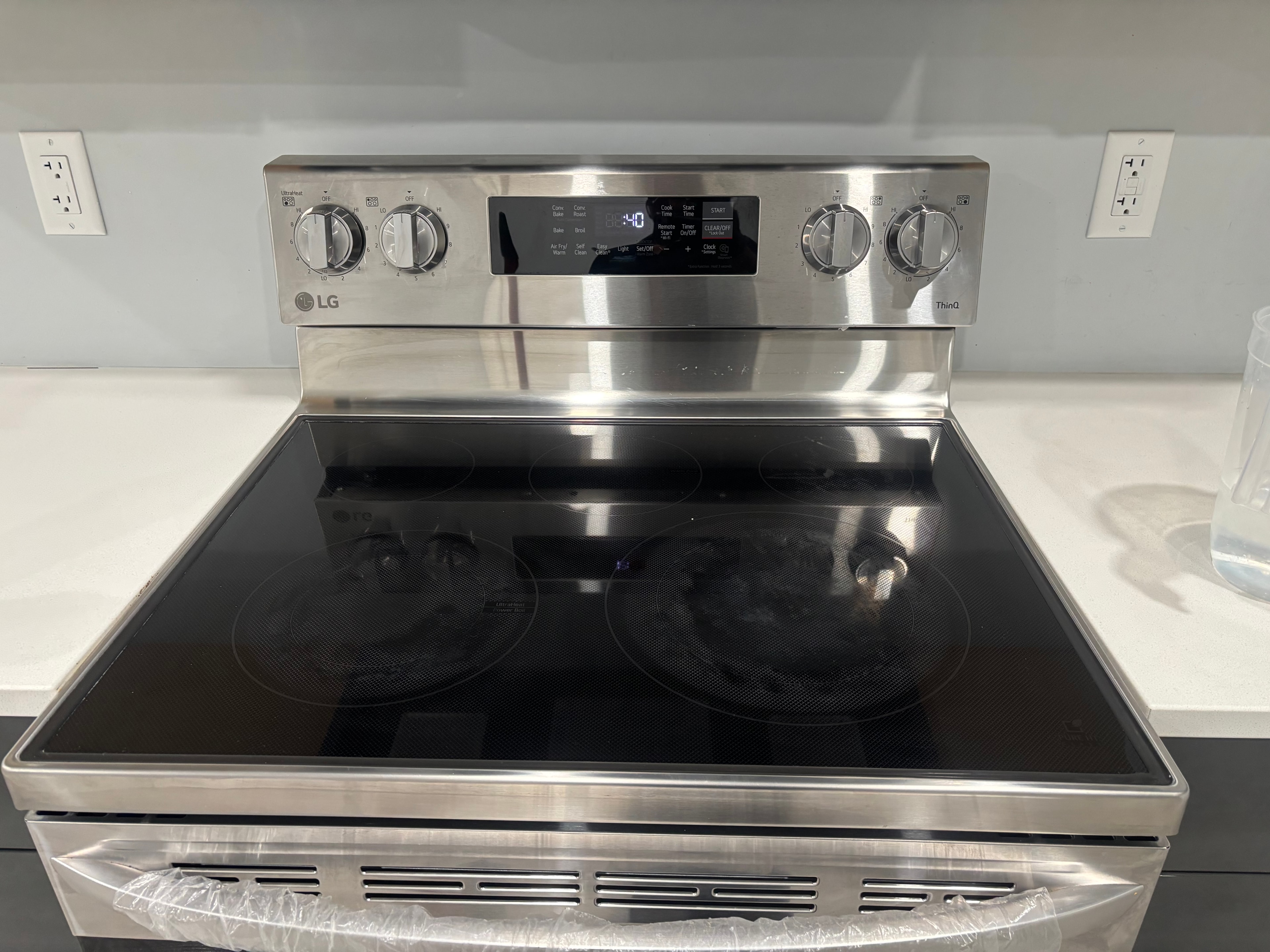 After cleaning: Stovetop