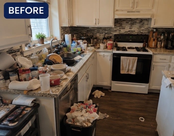 Before — Kitchen Deep Clean